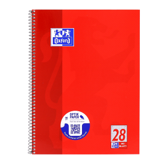 Oxford Collegeblock A4 Lineatur 28, 80 Blatt, 90g/m²