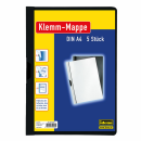 Klemm-Mappe A4 schwarz 5 Stück