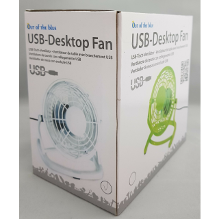 USB-Tisch-Ventilator weiß