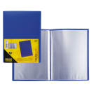 Sichtbuch 20 Hüllen A4, transl. blau
