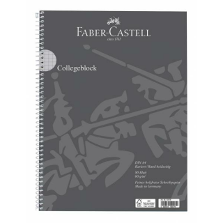Faber-Castell Collegeblock A4 Lineatur 22, 80 Blatt, 90g/m²