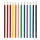 Idena Dreikant-Buntstifte, 12 Farben, ergonomische Form