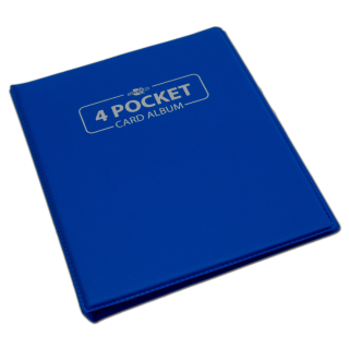 Blackfire 4 Pocket Card Album - Blau