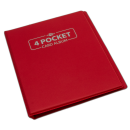 Blackfire 4 Pocket Card Album - Rot