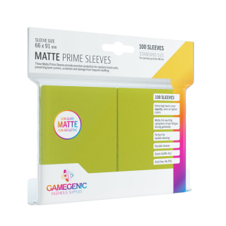 Gamegenic - Matte Prime Hüllen - Hellgrün (100 Hüllen)
