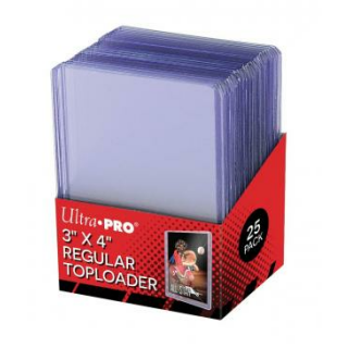 UP - Toploader - 3x4" Klar Regular (25 Toploader)