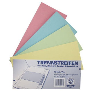 Trennstreifen sortiert