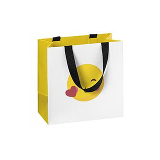Mini Geschenktasche Emoji mit Herz