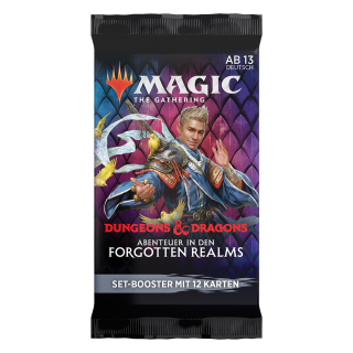 Magic: The Gathering Abenteuer in den Forgotten Realms Set-Booster | 12 Magic-Karten - DE