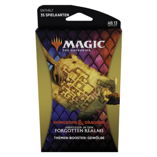 Magic: The Gathering Abenteuer in den Forgotten Realms Themen-Booster Gewölbe | 35 Magic-Karten - DE