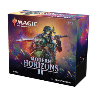 Magic: The Gathering Modern Horizons 2 Bundle | 10 Draft-Booster (150 Magic-Karten) + Zubehör - DE