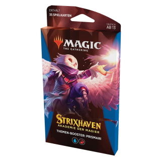 Magic: The Gathering Strixhaven-Themen-Booster-Prismari (Rot-Blau) - DE