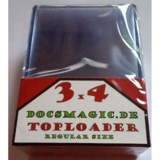 Toploader - 3x4" - Regular Size 25 Stück