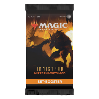 Magic: The Gathering Innistrad Mitternachtsjagd Set-Booster (12 Magic-Karten) - DE