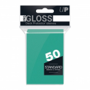 UP - PRO-Gloss Standard Deck Protector Sleeves - Aqua (50...