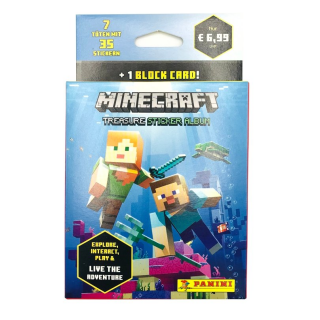 Minecraft - Treasure Stickerkollektion - ECO Blister