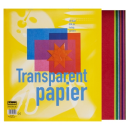 Transparentpapier 10 Blatt, farbig sortiert