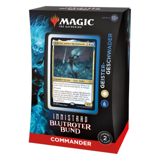 Magic: The Gathering Innistrad: Blutroter Bund Commander-Deck – Geistergeschwader (Weiß-Blau) - DE