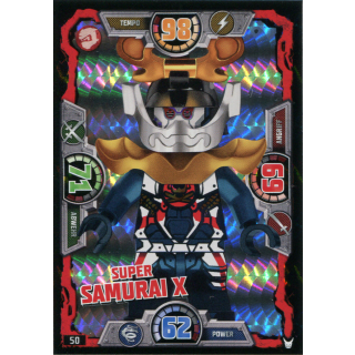 050 - Super Samurai X - Helden-Karte