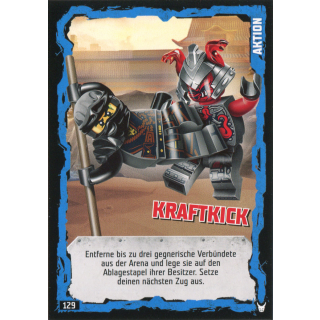 129 - Kraftkick - Aktions-Karte