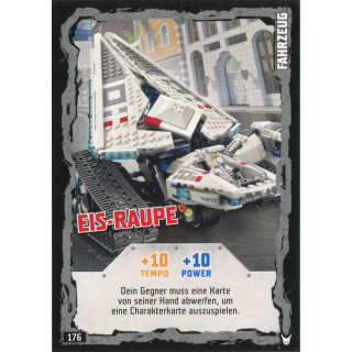 176 - Eis-Raupe - Fahrzeug-Karte
