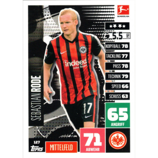 127 - Sebastian Rode - Spieler-Karte