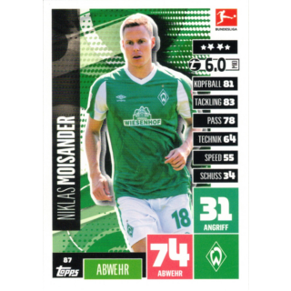 087 - Niklas Moisander - Spieler-Karte