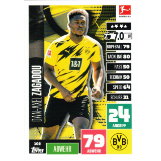 102 - Dan-Axel Zagadou - Spieler-Karte