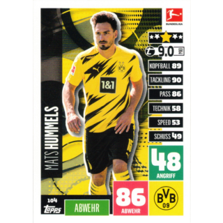 104 - Mats Hummels - Spieler-Karte