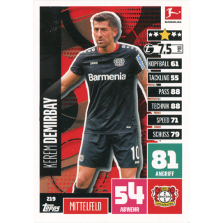 219 - Kerem Demirbay - Spieler-Karte
