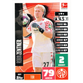 227 - Robin Zentner - Spieler-Karte