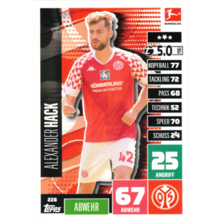 228 - Alexander Hack - Spieler-Karte