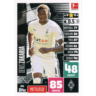 251 - Denis Zakaria - Spieler-Karte