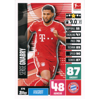 276 - Serge Gnabry - Spieler-Karte