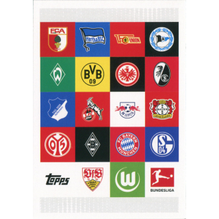 004 - Bundesliga Team Logos - Puzzle-Karte