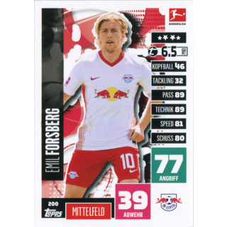 200 - Emil Forsberg - Spieler-Karte