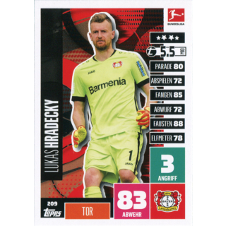 209 - Lukas Hradecky - Spieler-Karte