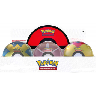 Pokémon - Pokéball Tin Frühling 2022 - 1 zufällige Tin - deutsch