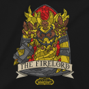 World of Warcraft Ragnaros Stained Glass Premium T-Shirt
