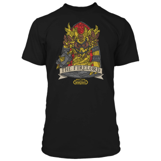 World of Warcraft Ragnaros Stained Glass Premium T-Shirt - Größe 2XL