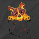 World of Warcraft Molten Corgi In My Pocket Premium T-Shirt L