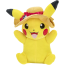 Pokémon Plüsch Pikachu mit Sommerhut 20cm