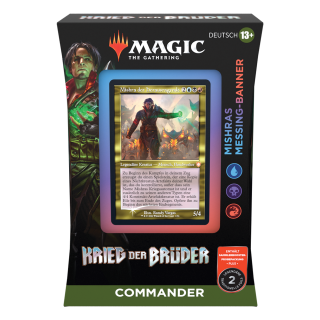 Magic: The Gathering The Brothers War Commander Deck - Mishras Messing-Banner - DE