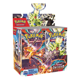 Pokémon - Karmesin & Purpur 03 - Obsidian Flammen - Booster Display (36 Booster) - deutsch