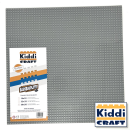 Kiddicraft Baseplate 50 x 50 Noppen (40 x 40cm) Hellgrau