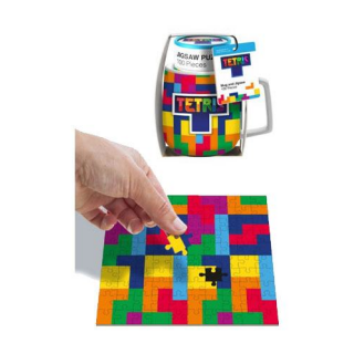 Tetris Tasse und Puzzle Set Tetriminos