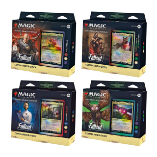 Jenseits des Multiversums: Fallout® - Commander-Deck-Bundle (4 Decks) - deutsch