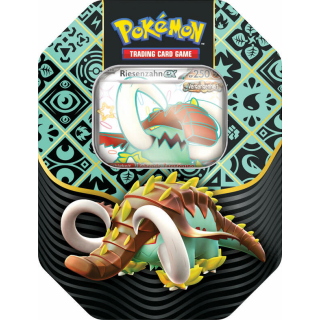 Pokémon - Tin Box #1 Karmesin & Purpur 04.5 - Paldeas Schicksale - Riesenzahn-ex - deutsch