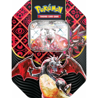 Pokémon - Tin Box #3 Karmesin & Purpur 04.5 - Paldeas Schicksale - Glurak-ex - deutsch