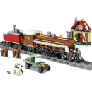 Kazi - Western-Dampflokomotive mit Tender und Schienenkreis